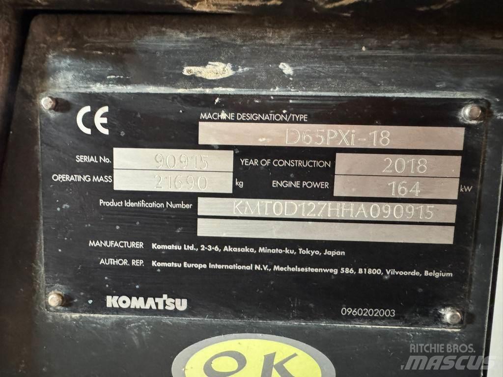 Komatsu D65PXi-18 lánctalpas dózerek