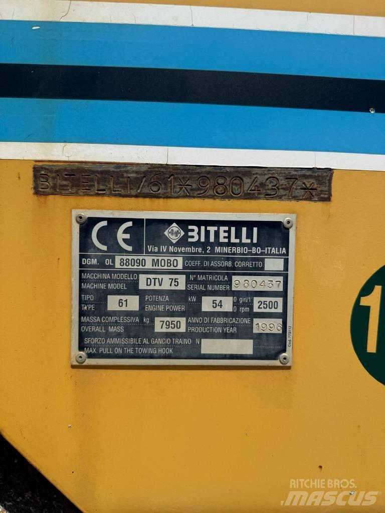 Bitelli DTV 75 Ikerdobos hengerek