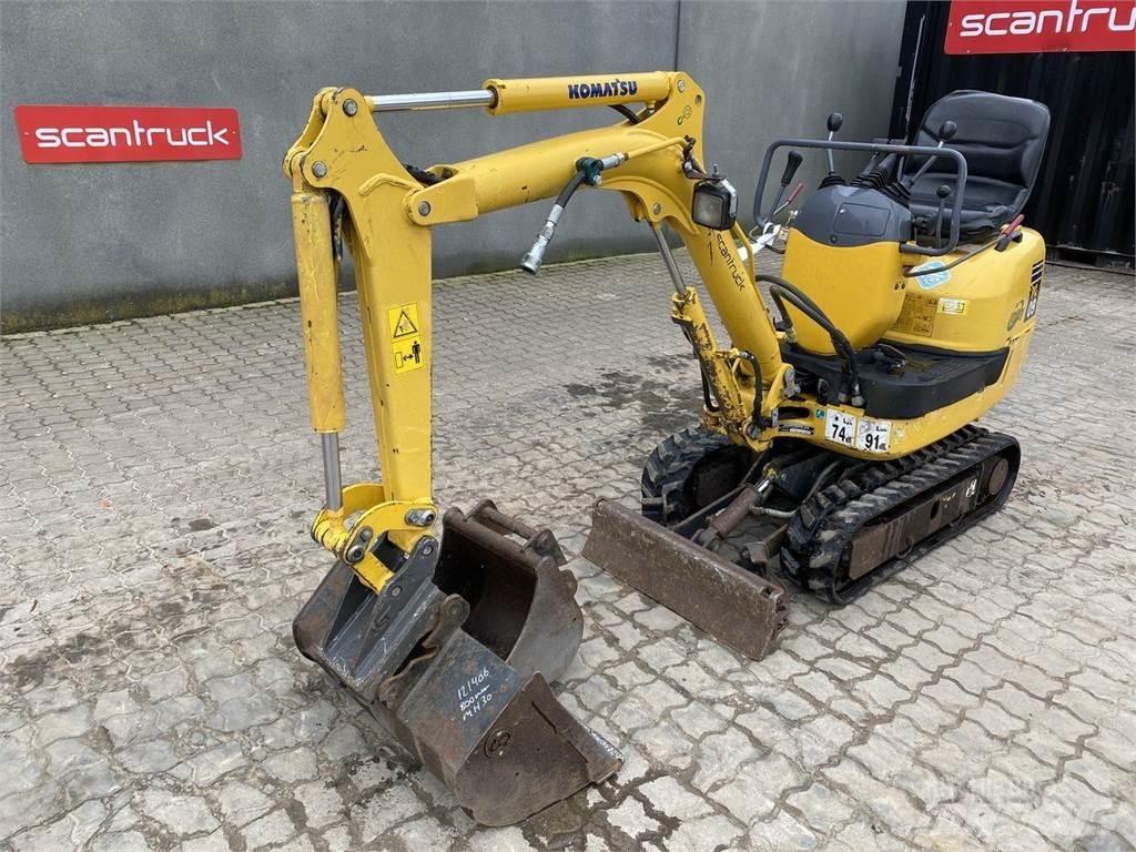Komatsu PC09-1 Gumikerekes kotrók
