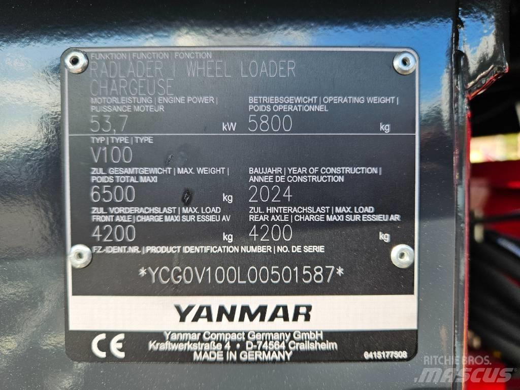 Yanmar V 100 Univerzális rakodógépek