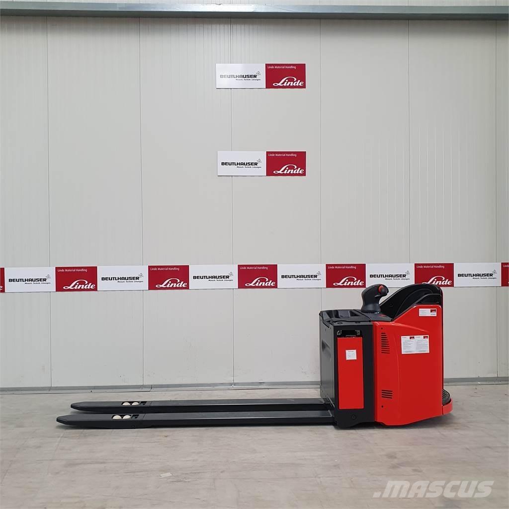 Linde T20SP lang Gyalogkíséretű targonca
