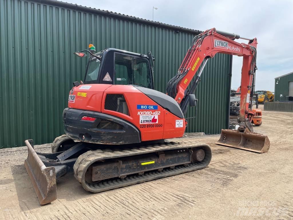 Kubota KX 080 Közepes (midi) kotrók 7 t - 12 t