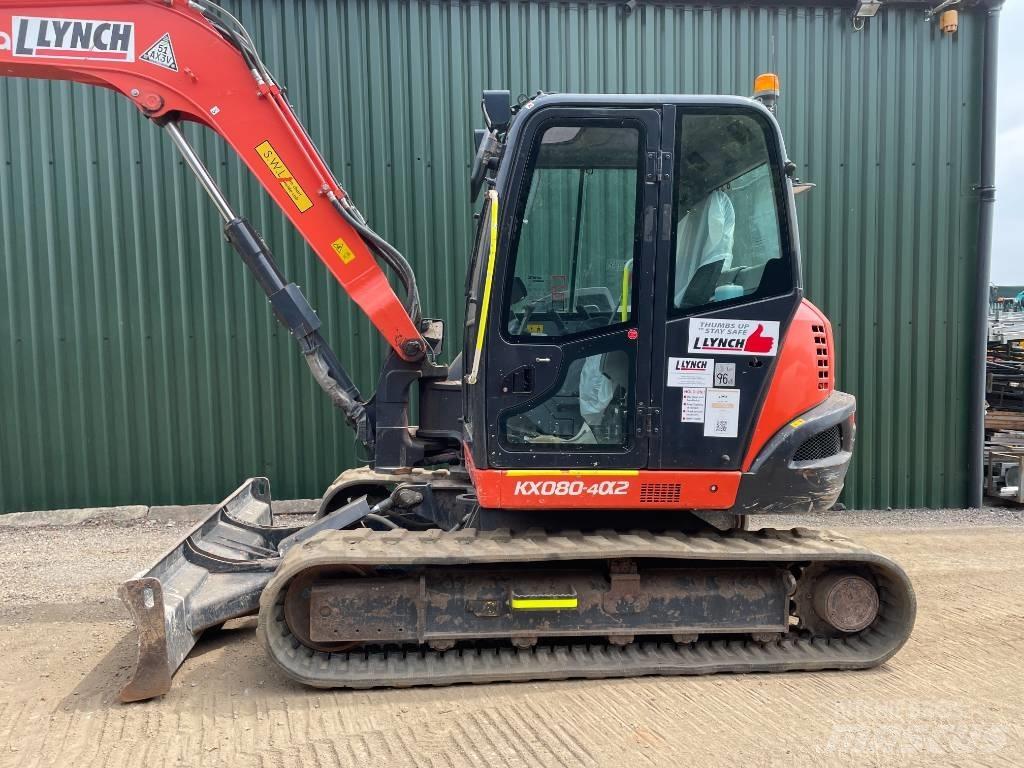 Kubota KX 080 Közepes (midi) kotrók 7 t - 12 t