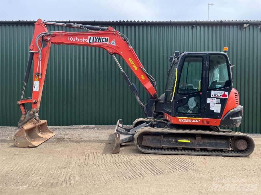 Kubota KX 080 Közepes (midi) kotrók 7 t - 12 t