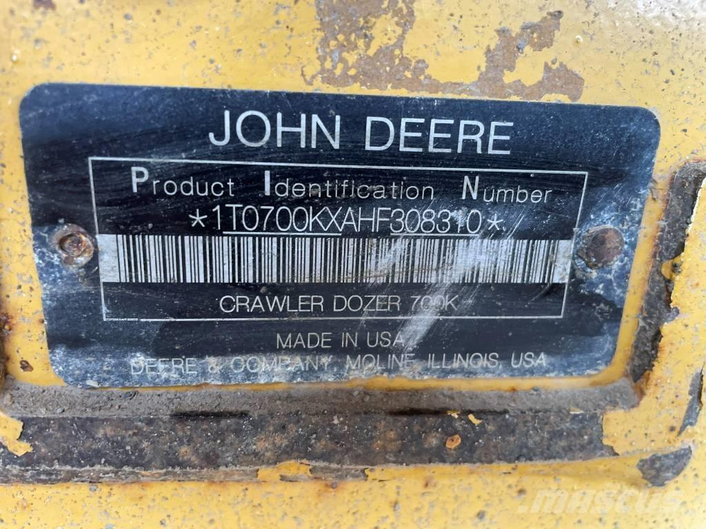 John Deere 700 KLGP lánctalpas dózerek