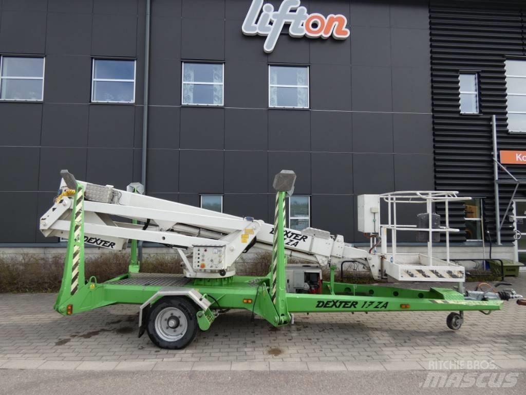 Dexter 17ZA Skylift Pótkocsira szerelt emelők és állványok