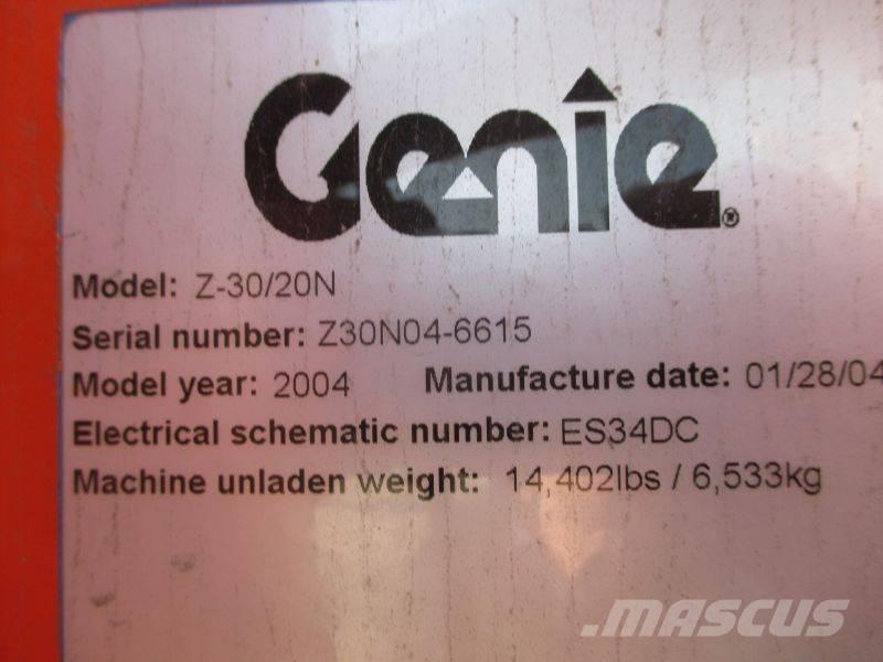 Genie Z 30/20 N Karos emelők