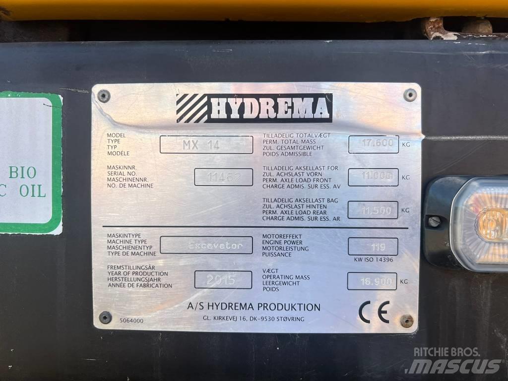 Hydrema MX14 Gumikerekes kotrók