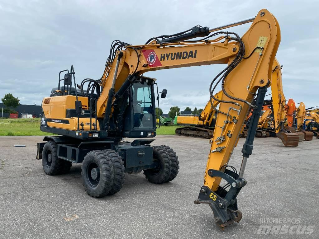 Hyundai HW140 Gumikerekes kotrók