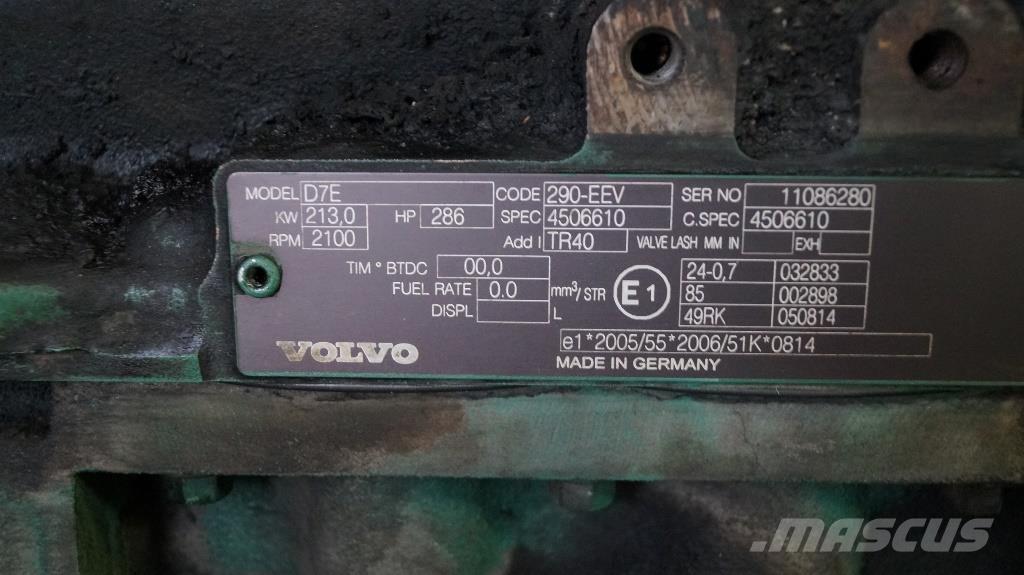 Volvo D7E 290 USED Motorok