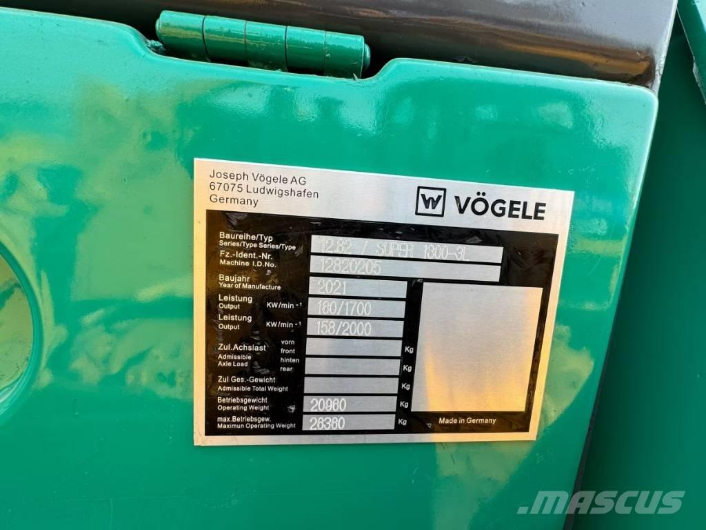 Vögele 1800-3 Aszfalt terítõ gépek