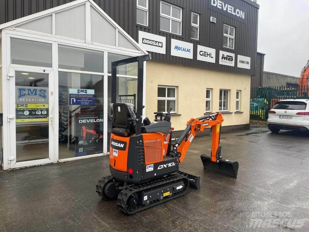 Doosan DX 10 Z Mini kotrók < 7t