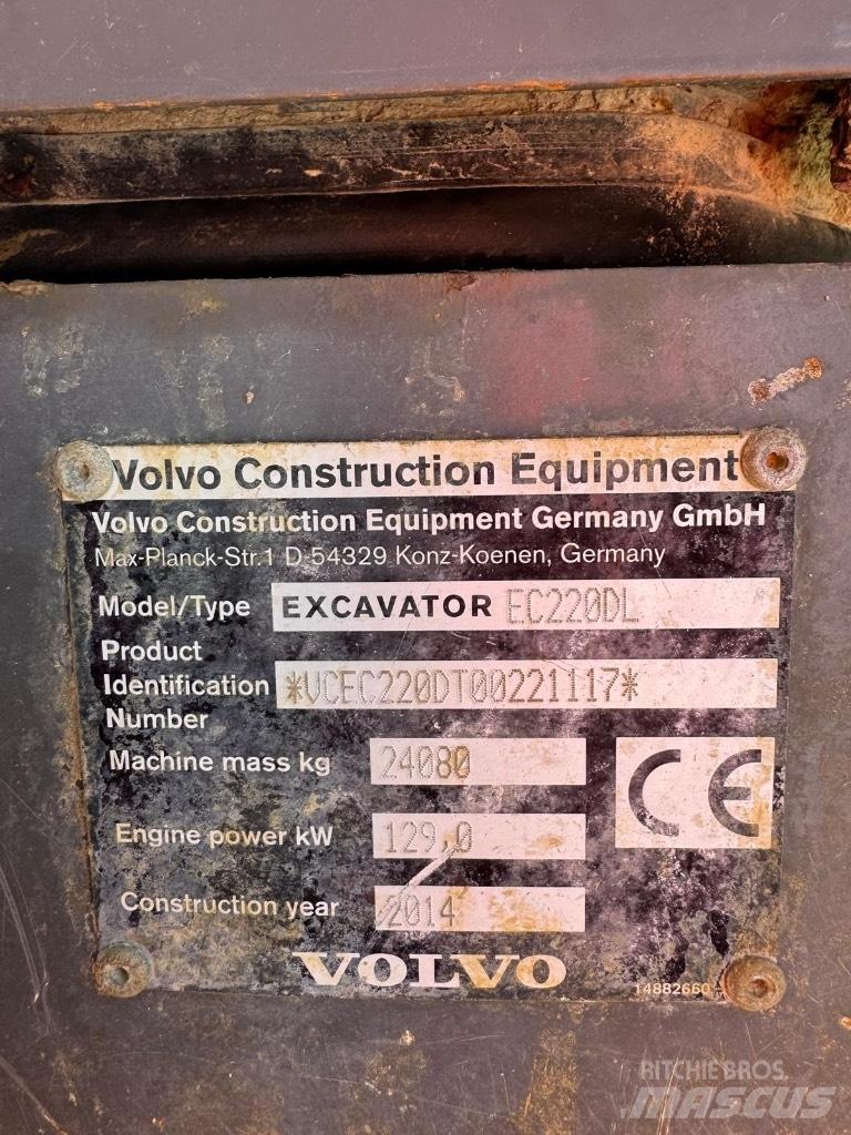 Volvo EC 220 DL Lánctalpas kotrók