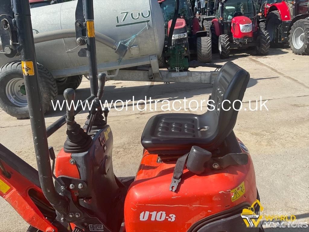 Kubota U 10-3 Mini kotrók < 7t