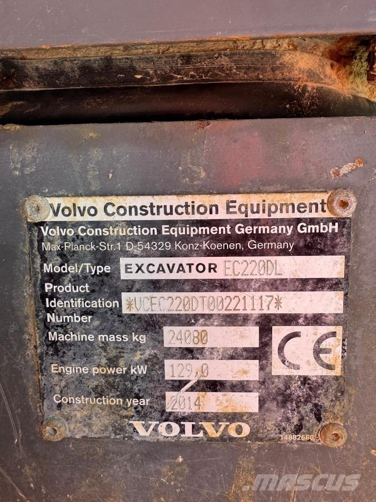 Volvo EC 220 DL Lánctalpas kotrók
