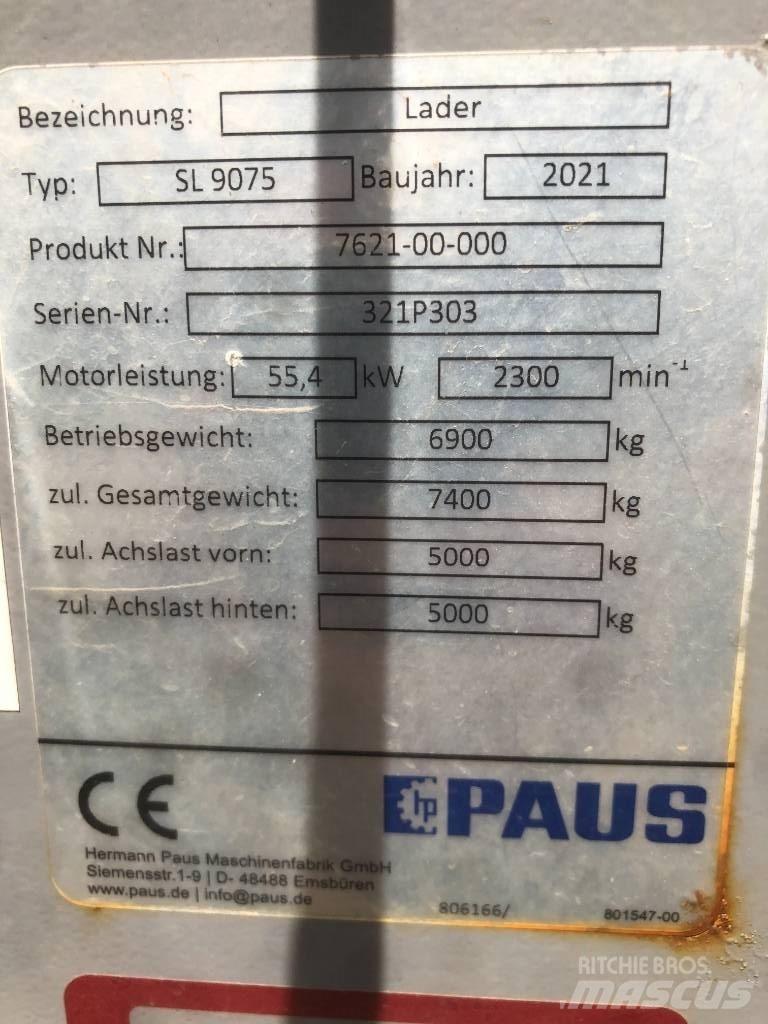 Paus SL 9075 Gumikerekes homlokrakodók