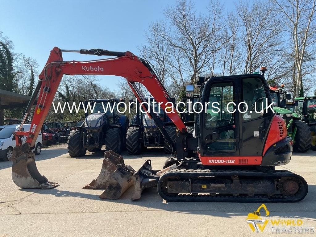 Kubota KX 080-4 Közepes (midi) kotrók 7 t - 12 t