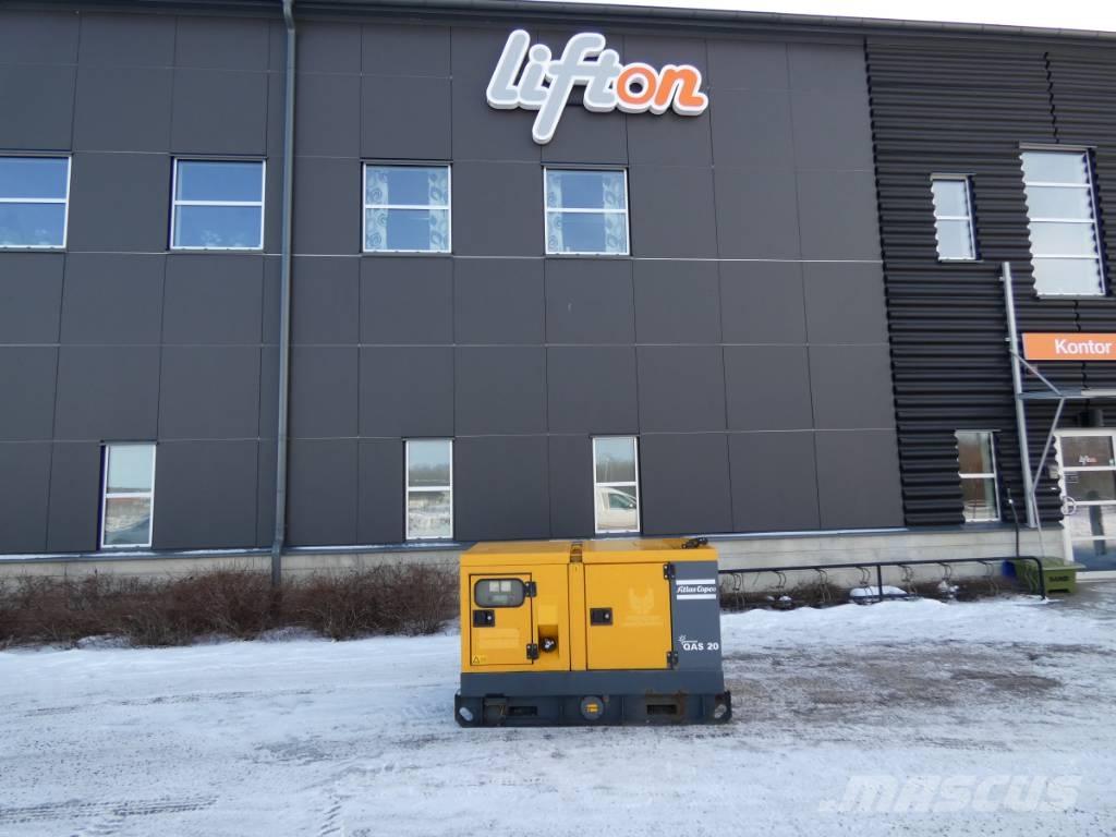 Atlas Copco QAS 20 Dízel áramfejlesztők