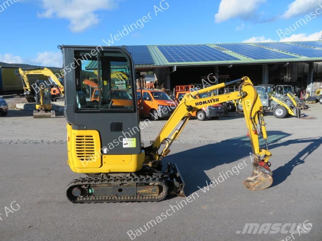 Komatsu PC 16 R-3HS Mini kotrók < 7t