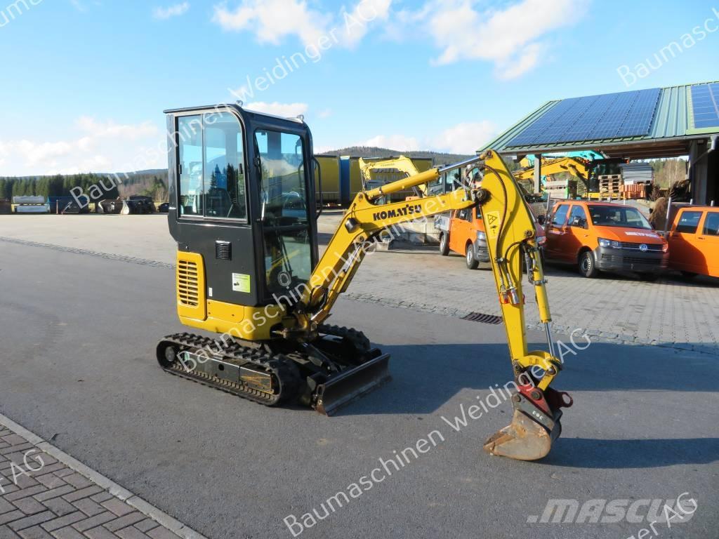 Komatsu PC 16 R-3HS Mini kotrók < 7t