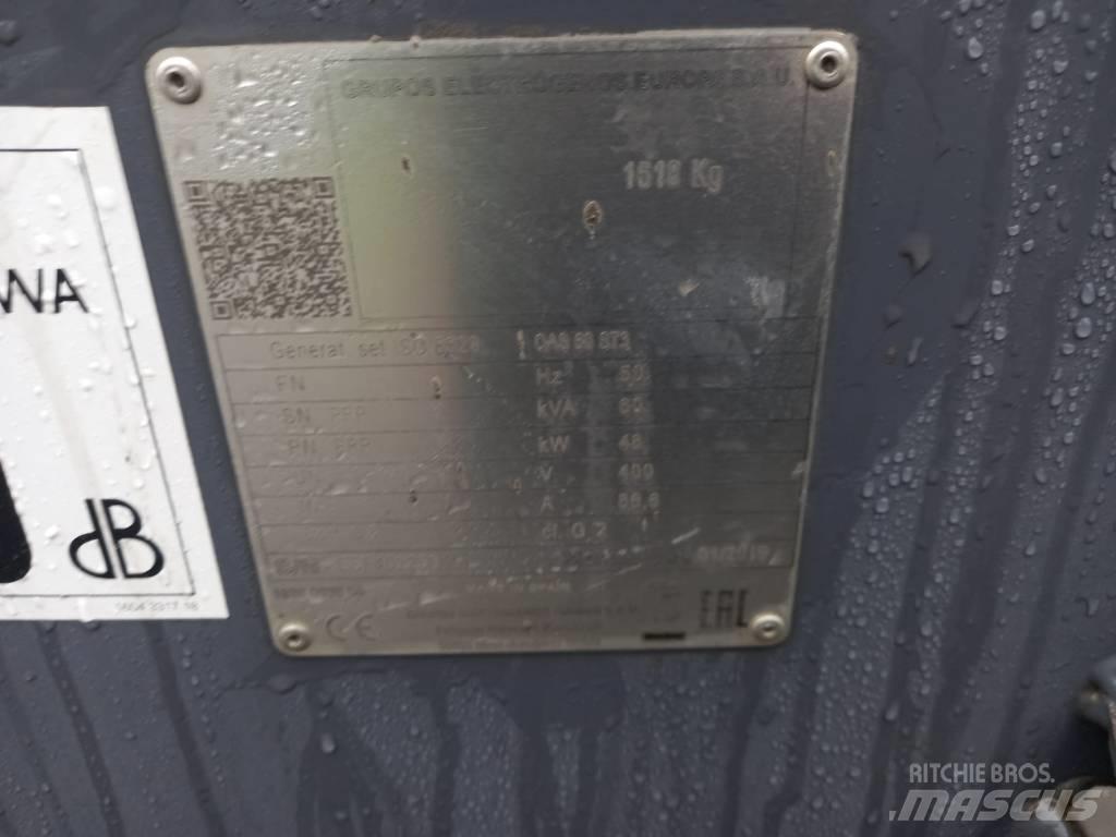 Atlas Copco QAS 60 Dízel áramfejlesztők