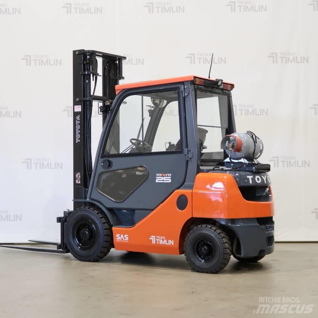 Toyota 02-8FGF25 Gázüzemű targoncák