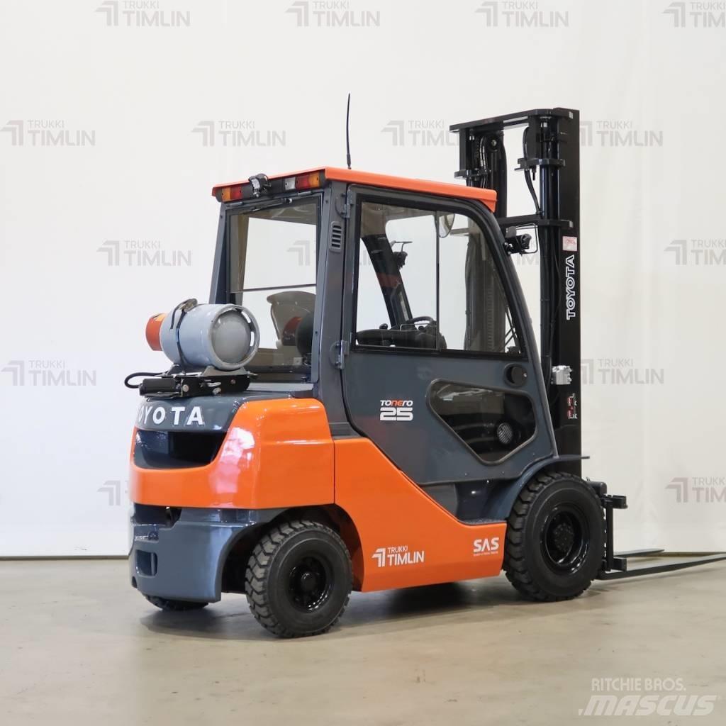Toyota 02-8FGF25 Gázüzemű targoncák