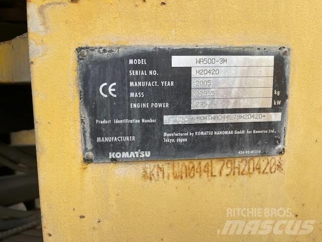 Komatsu WA 500-3H Gumikerekes homlokrakodók