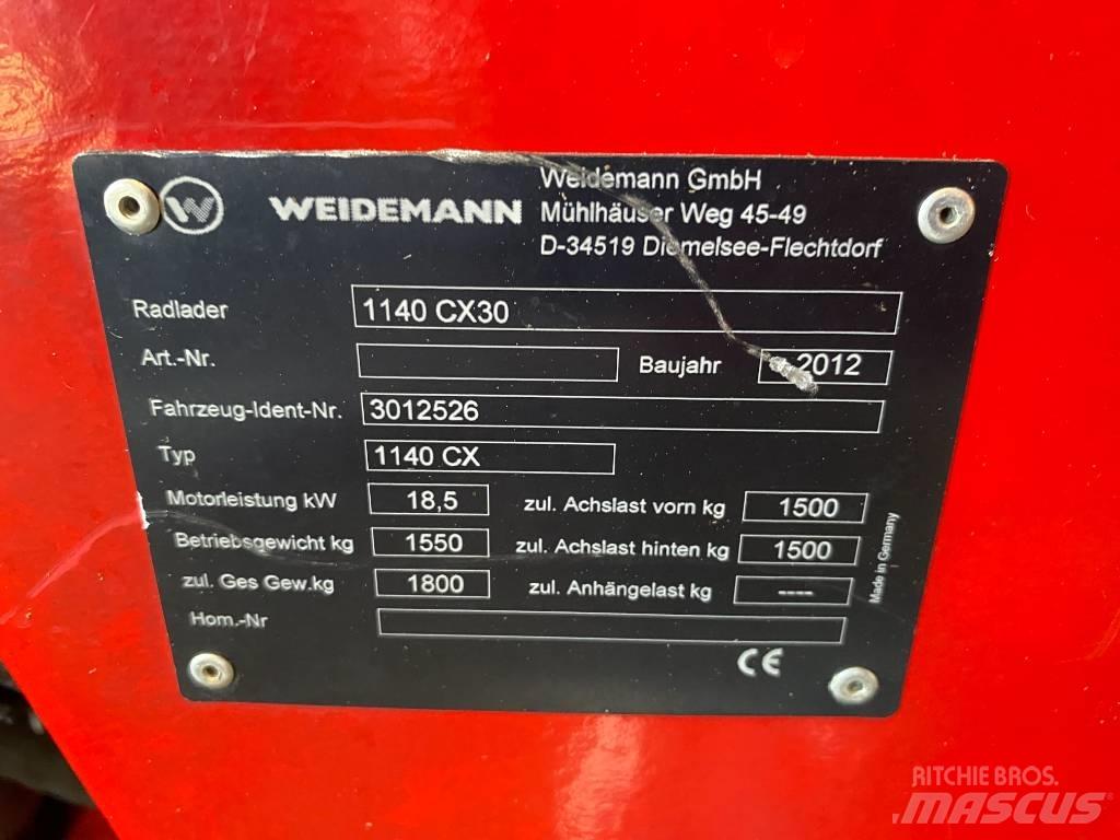 Weidemann 1140 CX30 Univerzális rakodók