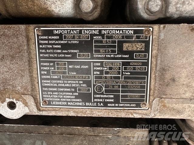 Liebherr D 936 L A6 Motorok