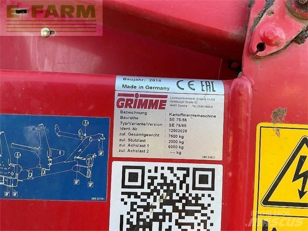 Grimme se 75-55 Burgonya kombájnok és kiszedők