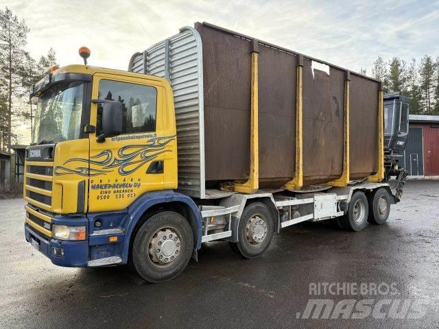Scania R114 8X2 Rönkszállító teherautók