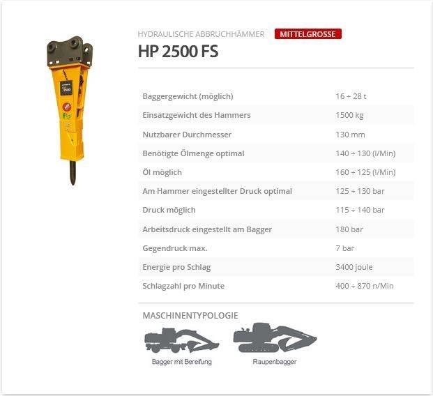 Indeco HP 2500 FS Fejtőgépek