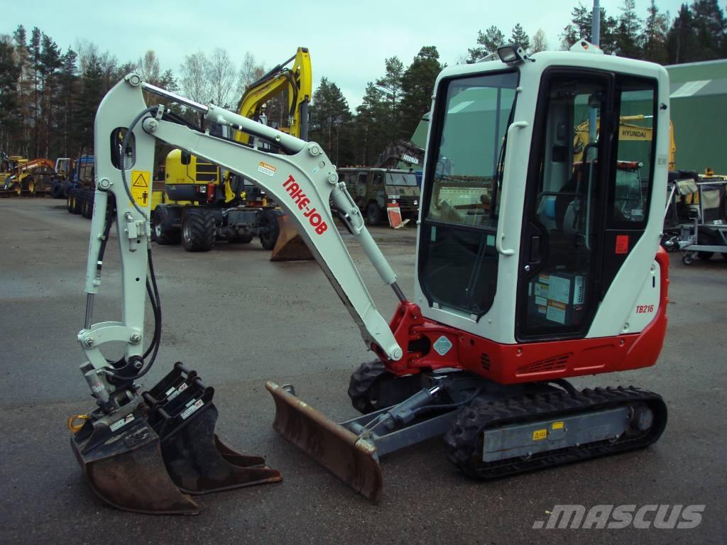 Takeuchi TB 216 Mini kotrók < 7t