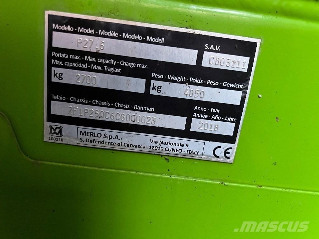 Merlo P 27.6 Teleszkópos rakodók