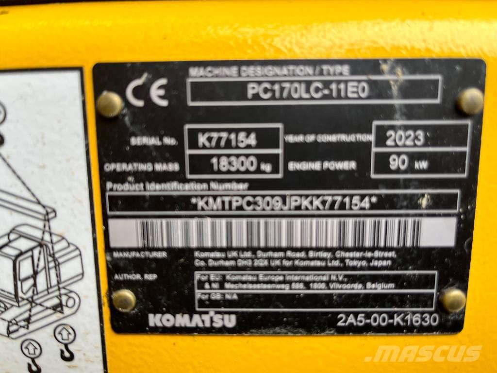 Komatsu PC 170 LC-11 Lánctalpas kotrók