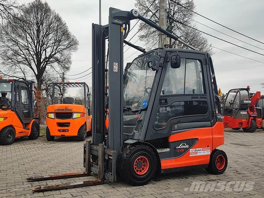 Linde E25-01 Elektromos targoncák