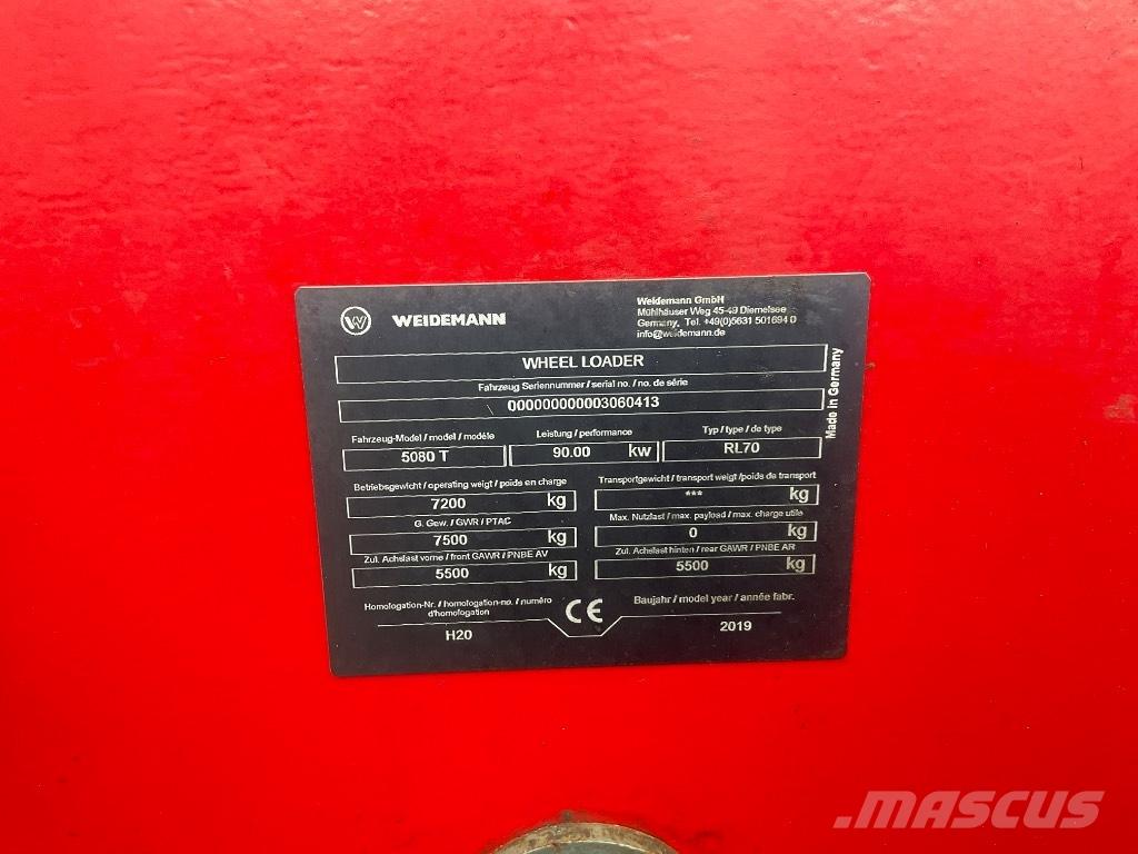 Weidemann 5080T Teleszkópos gumikerekes rakodók