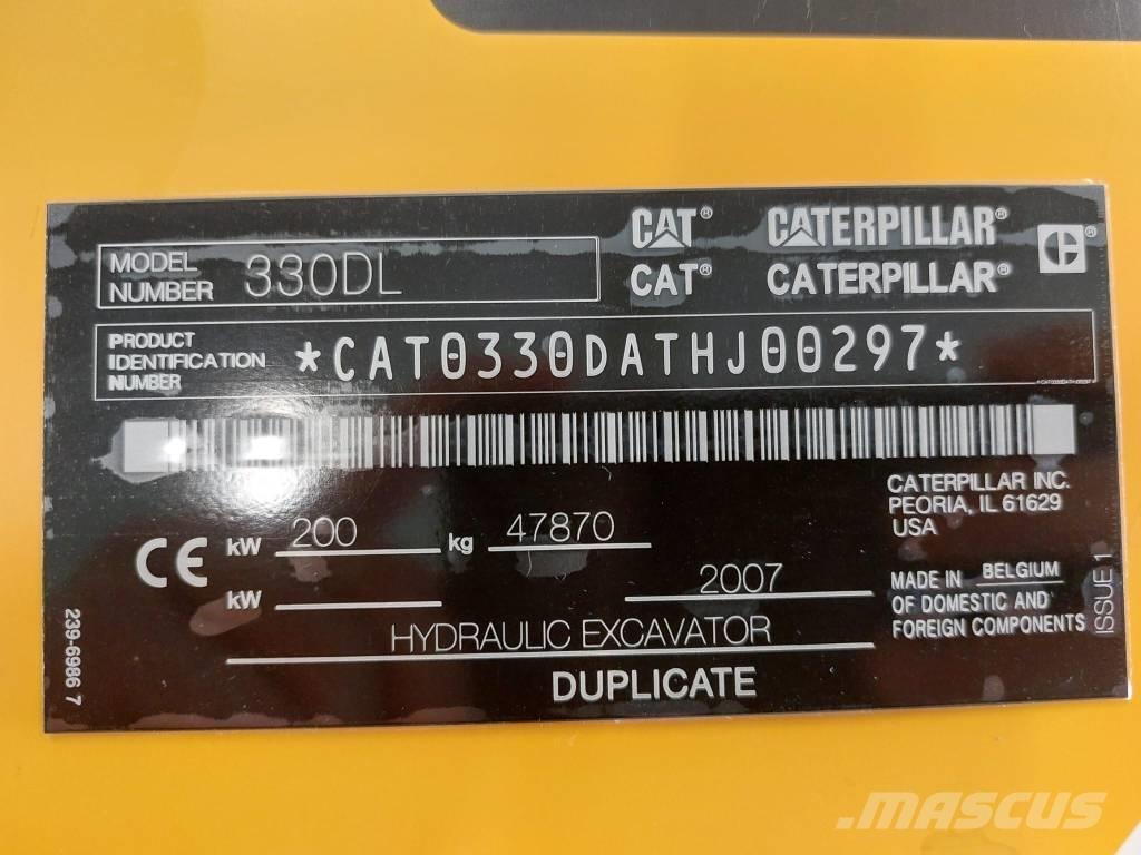 CAT 330DL UHD Bontásra használt kotrók