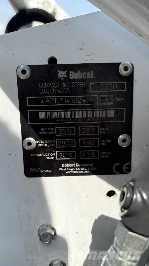 Bobcat S 530 Kompaktrakodók