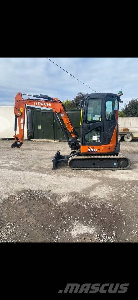  2022 Hitachi 33U-6 Mini kotrók < 7t