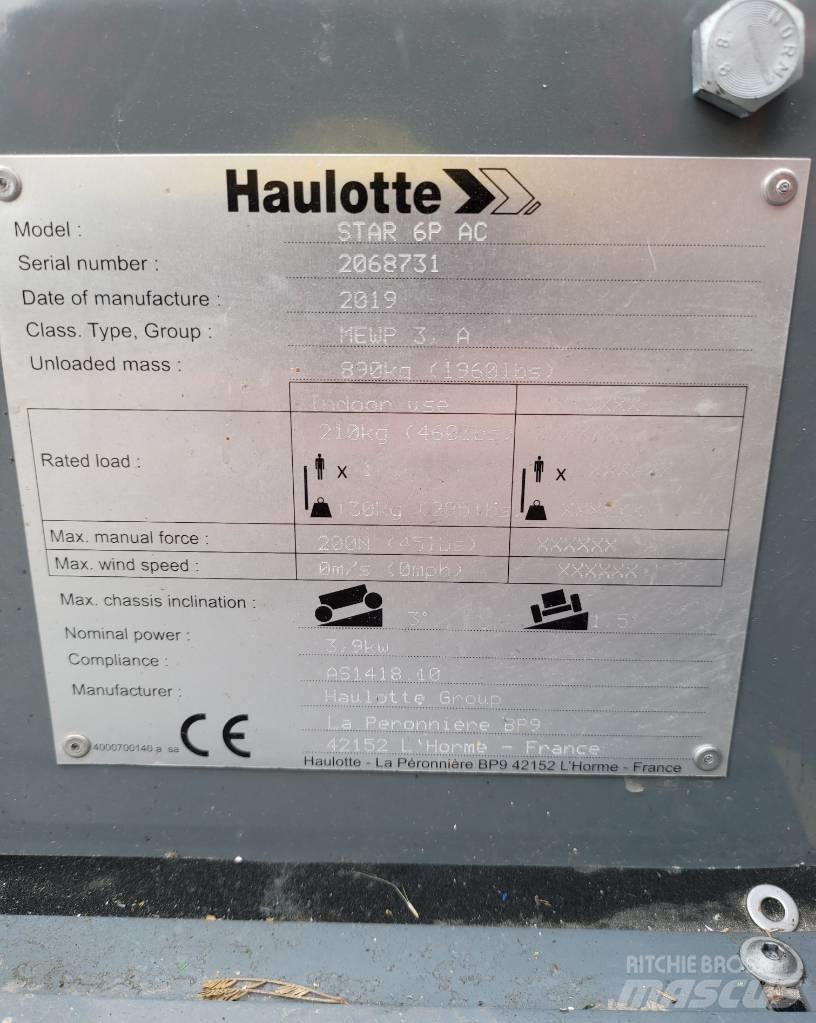 Haulotte Star 6 P Teleszkópos emelők
