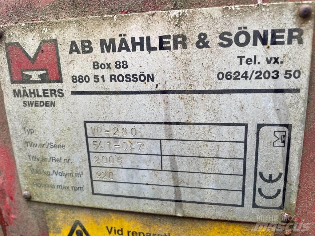 Mählers VP-280 Sípálya kezelő gépek