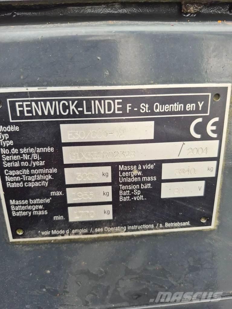 Linde e30/600-02 Elektromos targoncák