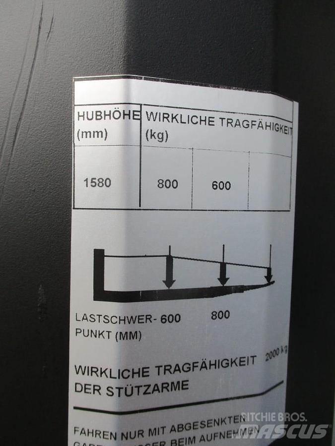 BT SWE 080L Gyalogkíséretű targonca