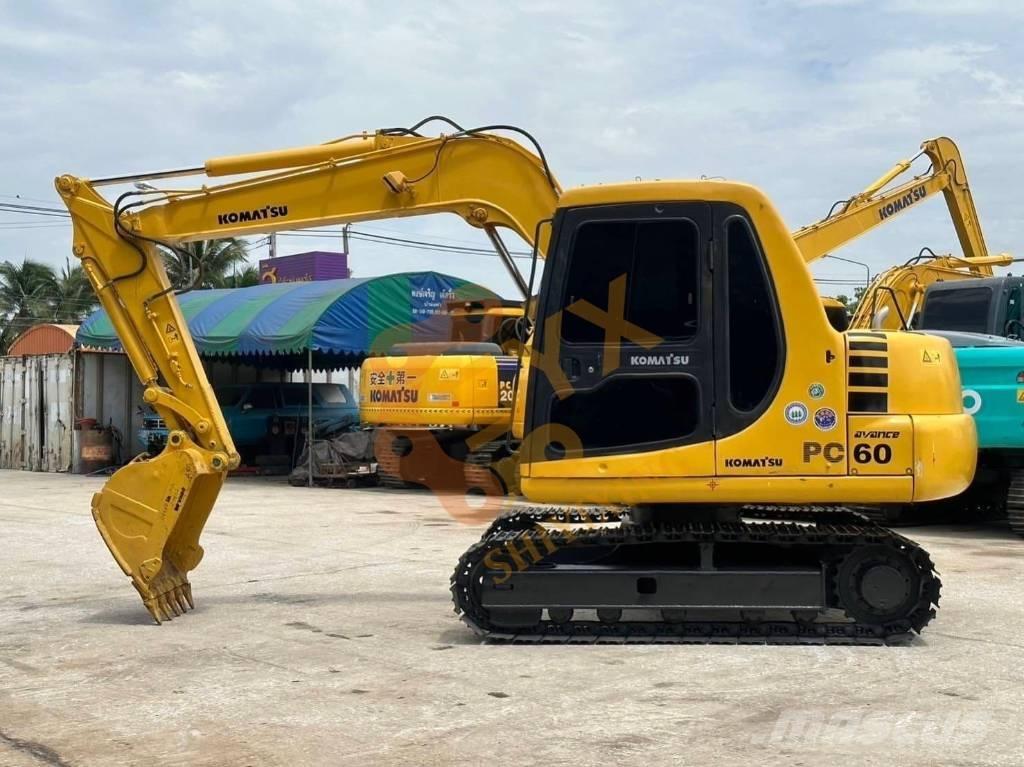 Komatsu PC 60 Mini kotrók < 7t