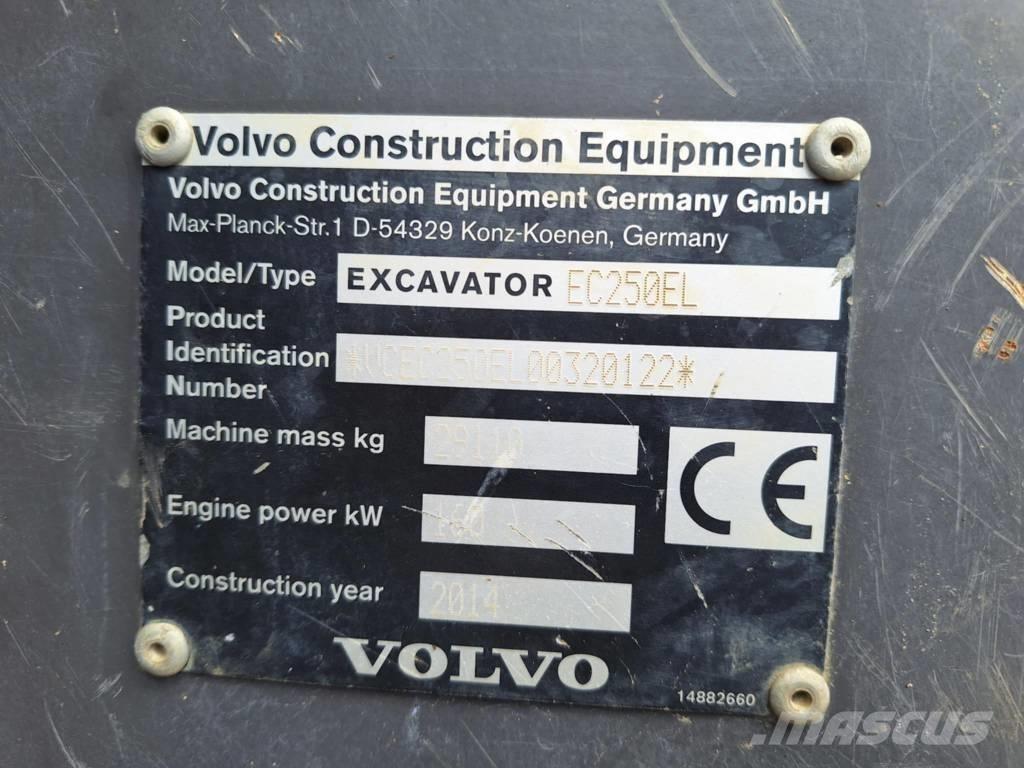 Volvo EC 250 EL Lánctalpas kotrók