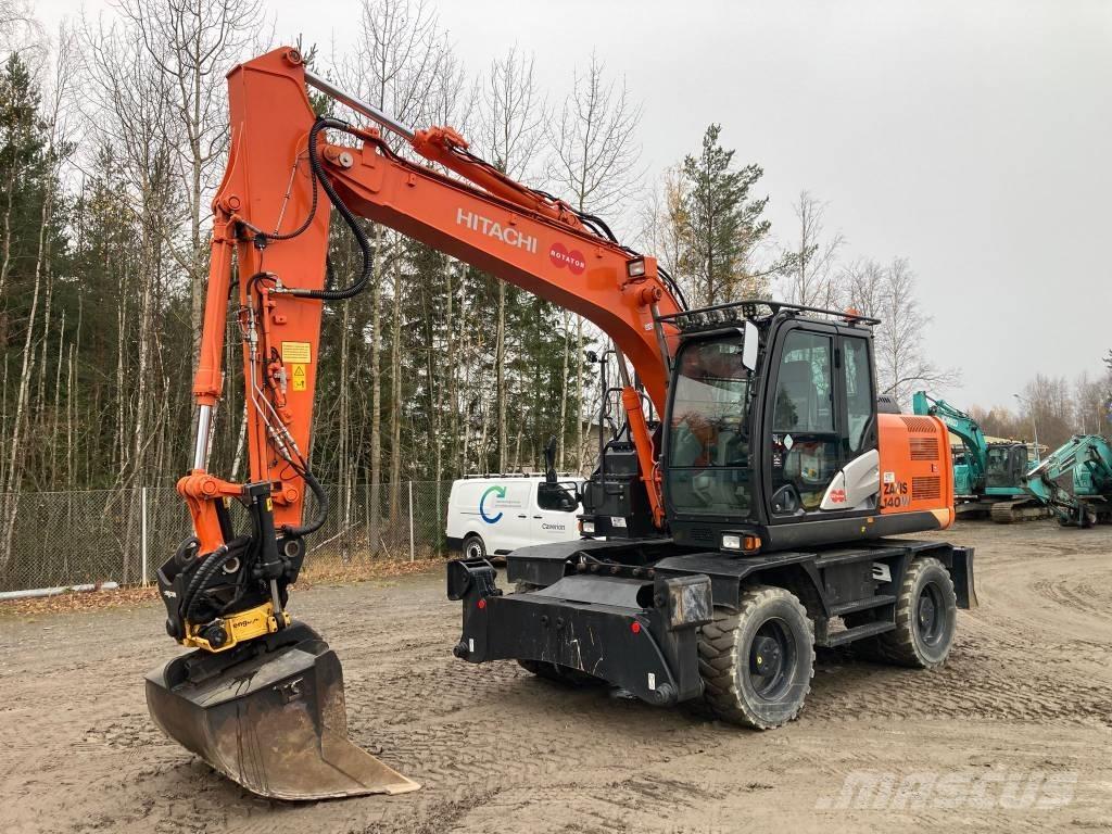 Hitachi ZX 140 W-5B Gumikerekes kotrók