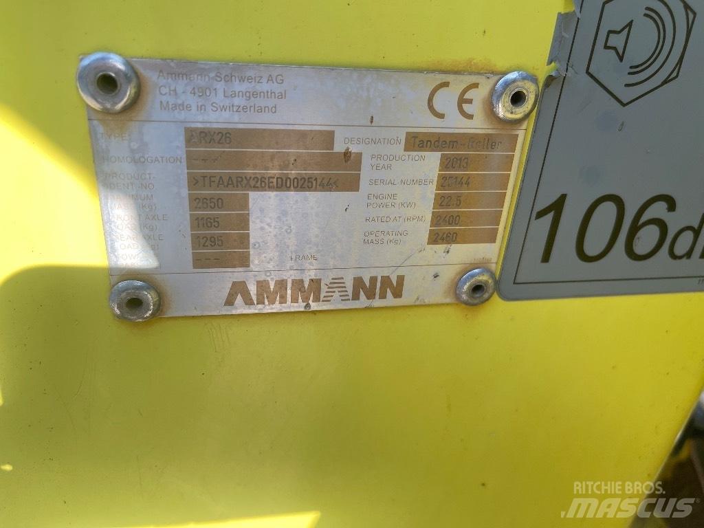 Ammann ARX 26 Ikerdobos hengerek