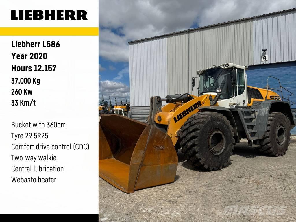 Liebherr L586 Gumikerekes homlokrakodók